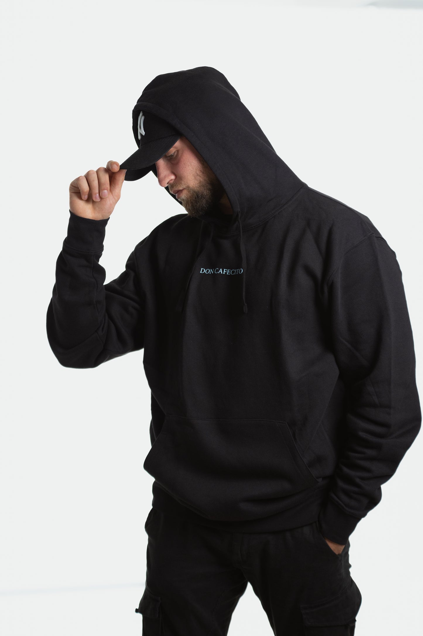 Hoodie Don Cafecito Unisex - Kaputzenpullover - schwarz