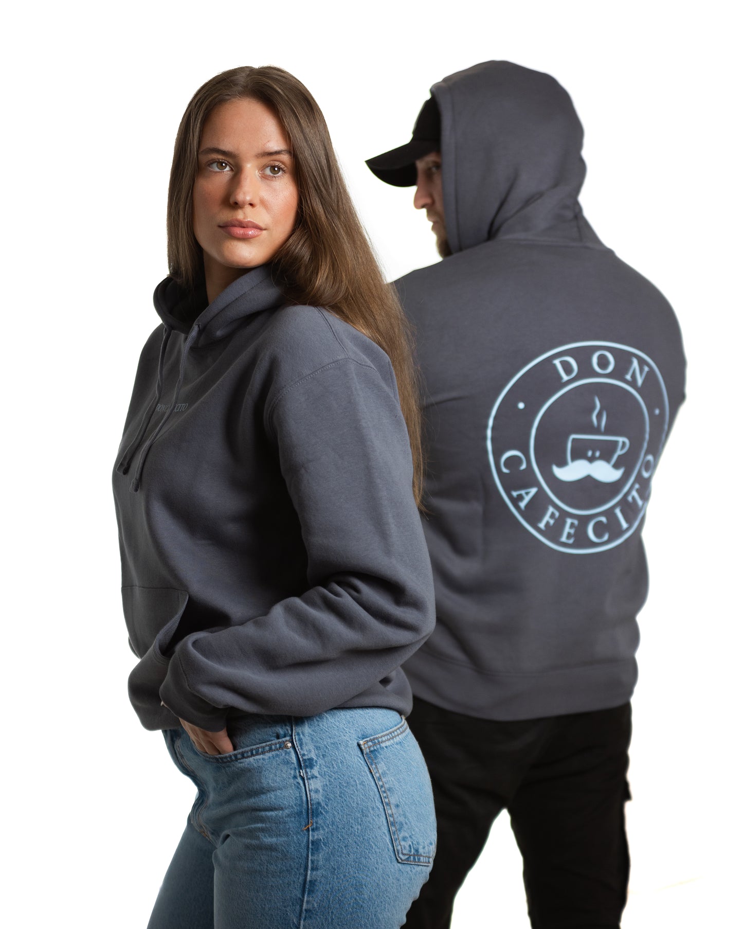 Hoodie Don Cafecito  Unisex - Kaputzenpullover - grau