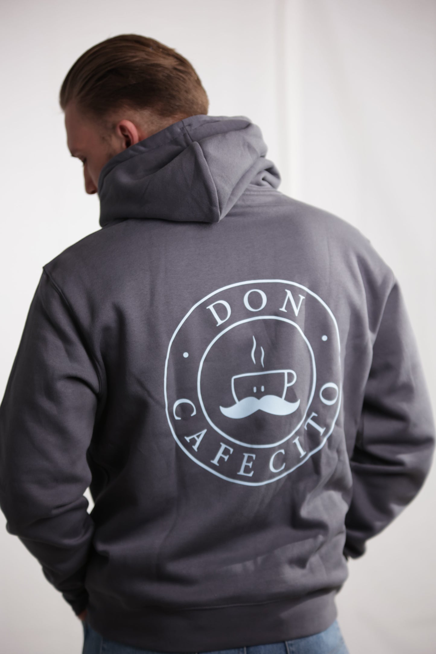 Hoodie Don Cafecito  Unisex - Kaputzenpullover - grau